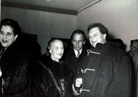 Ele DArtagnan with Carlo Levi and the Argentine painter Lady Mariette in Rome